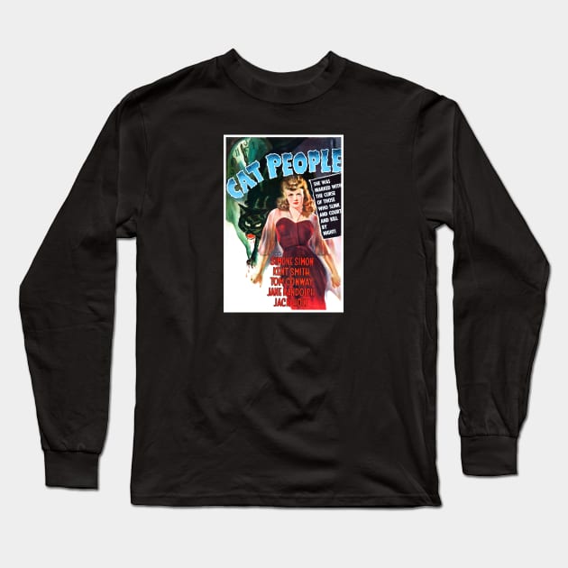 Cat People Long Sleeve T-Shirt by Asanisimasa